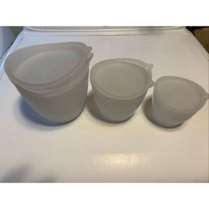Pampered Chef Silicone Prep Bowls